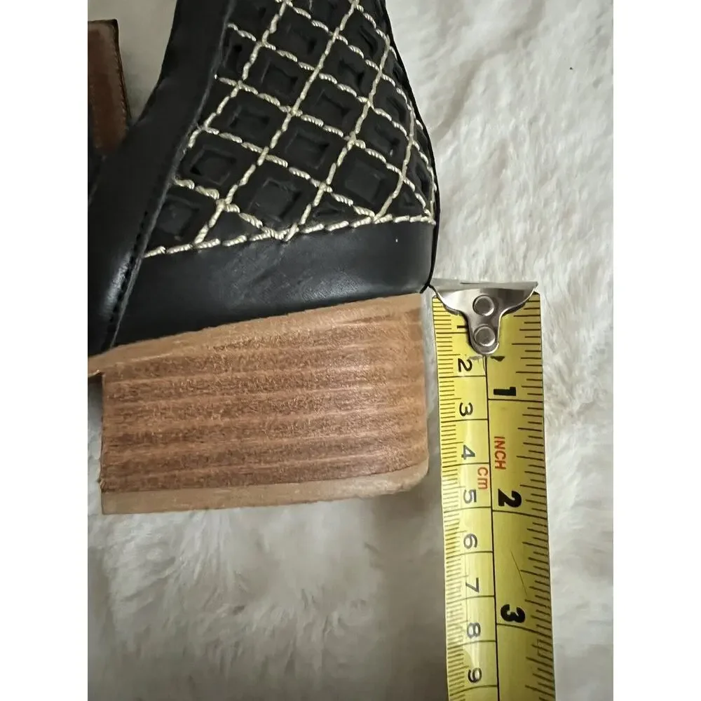 Jeffrey Campbell Taggart Bootie Boots Cage Leather Size 7 - Picture 13 of 13